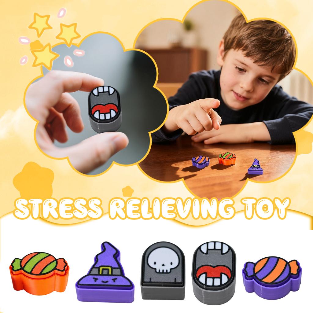 Halloween Clicker - Keychain Relieves , ADHD, Stress & Anxiety