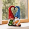 Resin Pumpkin Dwarf Figurine Statue Dwarf Spirit Heart Shape Figurines  Desktop Decorative