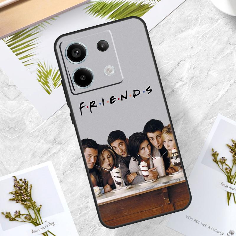 

Friends TV Case For Xiaomi Redmi Note 14 Pro 12 11 10 13 15 Pro Plus Redmi 15 14C 10C 12C 13C 15C Cover Redmi 12C