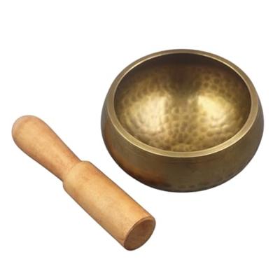 COZENTA Singing Bowl and Stick Set for Meditation, Healing, and Purification (8cm Diameter)