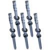 Anchor Bolt - Aerzetix - M12x180mm - Galvanized Steel - Pack of 5 - Flexible with Long Thread