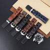 Vintage Breathable Leather Straps 18mm 20mm 22mm 24mm Black Brown Universal Cowhide Watch Band Men Women Racing Wrist Bracelets