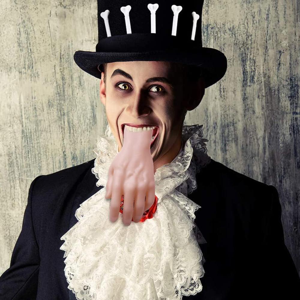 2PCS Spooky Halloween Decoration Realistic Hands For Haunted House Decorations