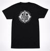 New Found Glory Crown Skull Crest Distressed Black T-Shirt Pop Punk Band Tee