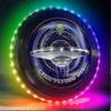 Disco Volador LED Luminiscente 2025 - 38 Luces LED RGB, 7+5 Modos de Luz, Recargable, Impermeable IP65, Juegos de Exterior, Juguetes Geniales para Adultos y Familia/