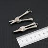 Mini Unisex Nose Hair Trimmer Silver Beard Trimming Titanium Alloy Scissors  Outdoor Tool