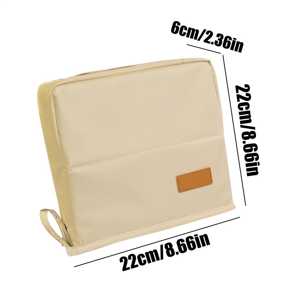 

Pencil Case With Compartments Pencil Case Organizer Storage Lightweight Organizer Multi-Compartment Waterproof Cosmetic Bag бежевий