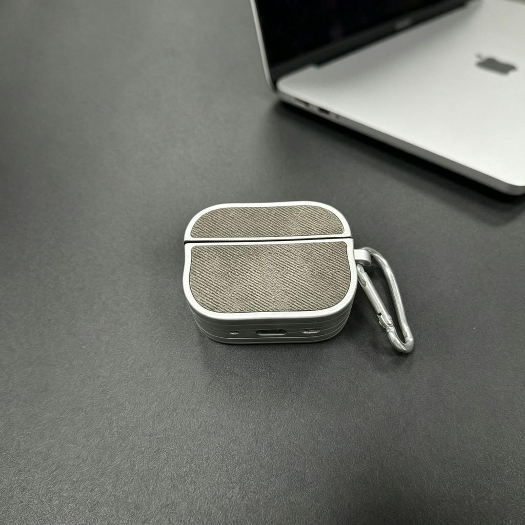 Electroplating spray paint diagonal cloth for apple AirPods 1 earphone case simple business AirPods pro1 earphone cover