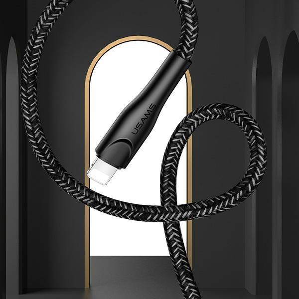 Usams Kabel Pleciony U41 Lightning 2M2A Czerwony/Red Sj394Usb02 (Us-Sj394) Fast Charge