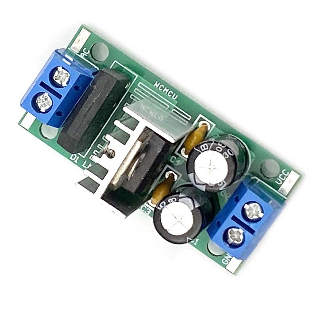 Kiro&Seeu LM7812 L7812 Voltage Rectifier Regulator 12-24V AC or DC to 12V DC 3A Power Supply Converter Module Board Filter Power Converter