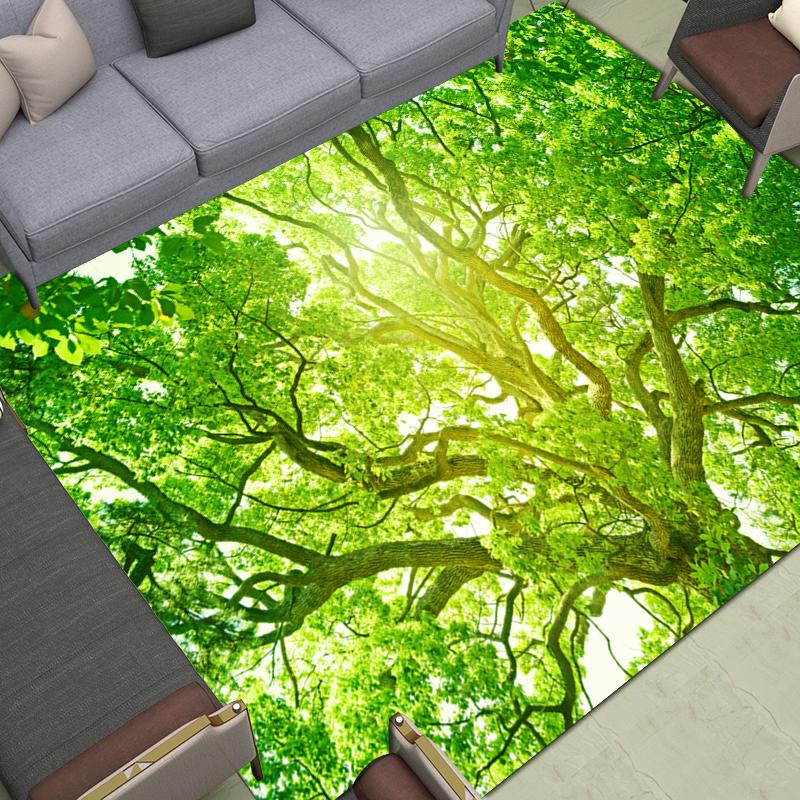 Forest Mountain River Landscape Carpets Bathroom Entrance Mat Kitchen Floor Living Room Corridor Rugs Home Decor Carpet