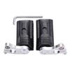 1 Pair Black Motorcycle Rear Foot Pegs Non-slip Motorcycle Foot Rests Motorcycle Pedals  Kart