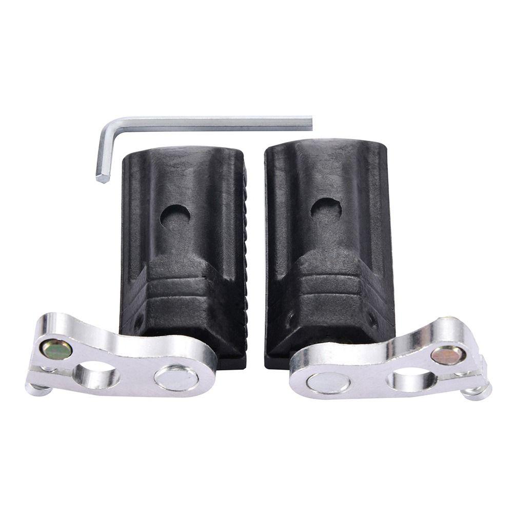 1 Pair Black Motorcycle Rear Foot Pegs Non-slip Motorcycle Foot Rests Motorcycle Pedals  Kart