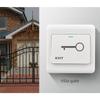 Concealed Installation Door Switches Button Plastic Access Control Switches Door Entry Button for Door Access Control