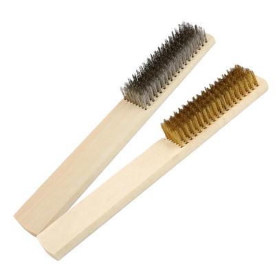 Wooden Handle Wire Brush Set