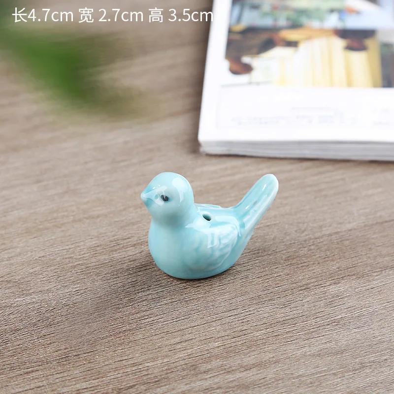 Cute mandarin duck Curled Incense Burner Stick Holder Ceramic Censer Plate Home Fragrance Incense base Ornaments Decoration