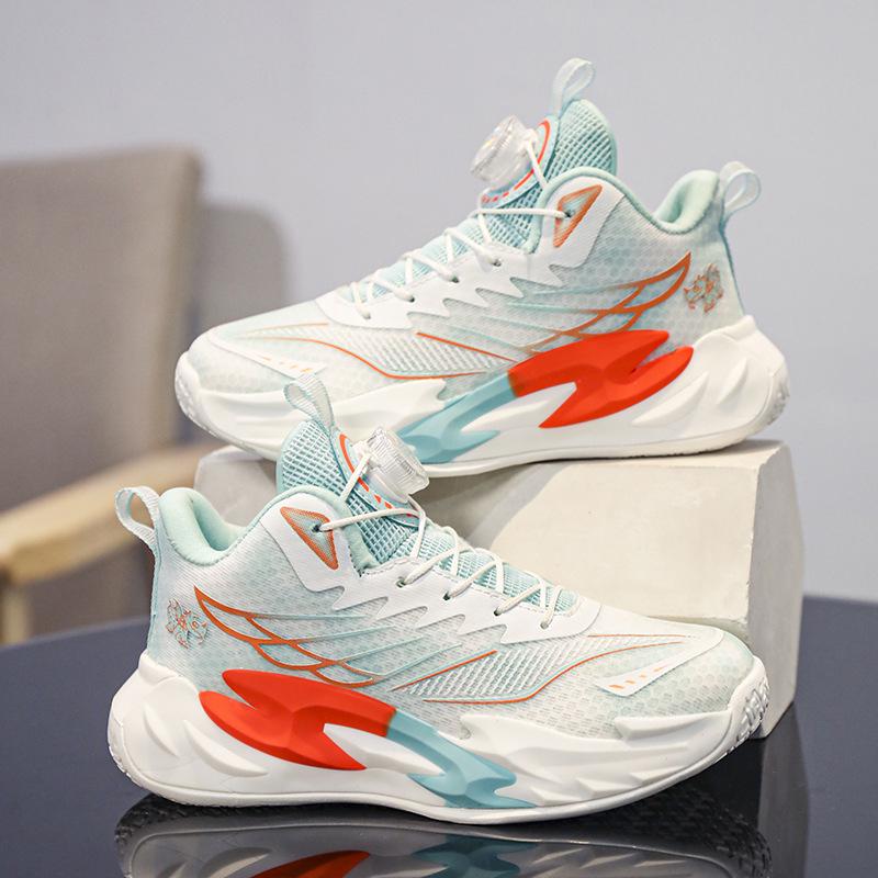 2026 Kids' Breathable Non-Slip Basketball Shoes for Boys & Girls - Mesh Training Sneakers