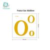 Waterproof Metallic Sports & Party Letter and Number Tattoo Stickers