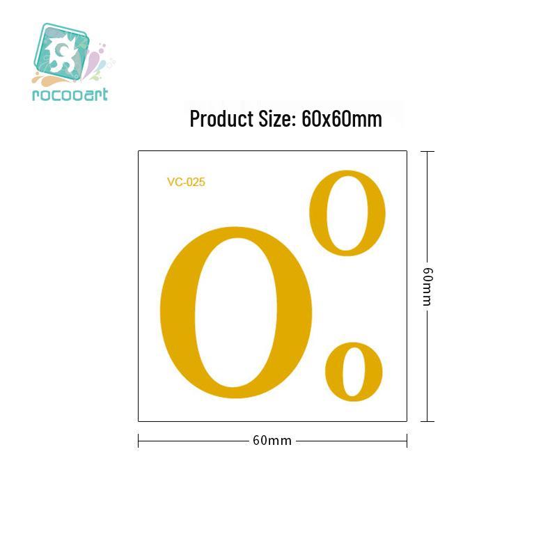 Waterproof Metallic Sports & Party Letter and Number Tattoo Stickers