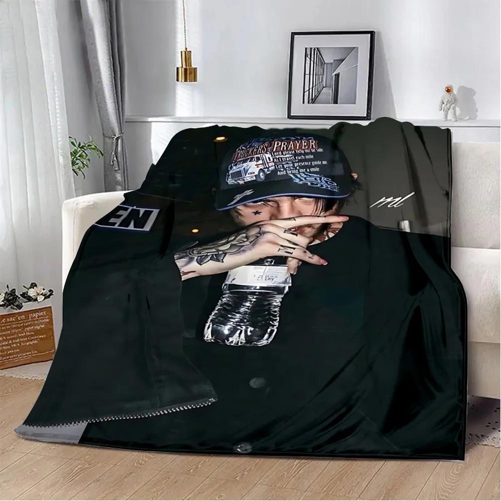 Heißer Sänger Bedruckte Decke Picknickdecken Warme Decke Weich und L-Lil P-Peep Bequeme Decke Zuhause Reise Geburtstagsgeschenk