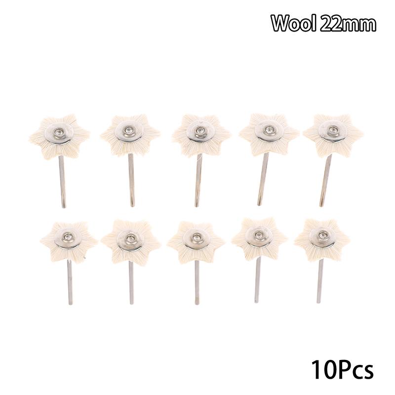 10Pcs Dental High Quality Polishing Hairbrush Wheel Polishing Brushes Dental Laboratory Equipment Materials Supplies