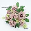 7-Head 3D Rose Bouquet with Rose Handle for Wedding and Home Decor