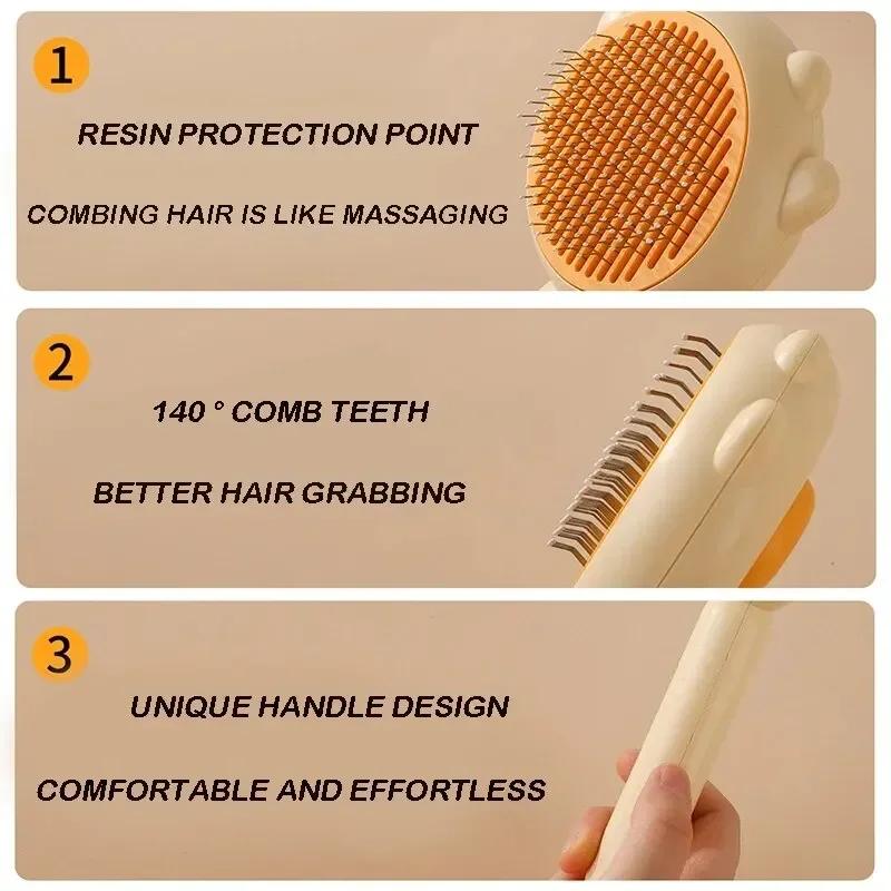 Cats Comb Accessories for Cats Products Pet Grooming Pin Brush Magic Massage Comb Things for Dogs Cats Hair Care Supplies