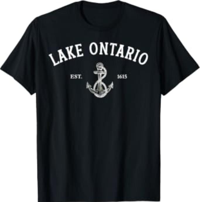 Lake Ontario Canada Vintage EST 1615 Canadian Pride T-Shirt Unisex T-Shirt