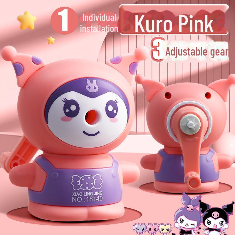 Coulomi Hand-Cranked Automatic Cartoon Pencil Sharpener for Students