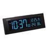 Used Seiko Clock Seiko Clock Table Clock Alarm Clock Radio Digital AC Powered Color LCD Series C301: Black Body Size: 7.