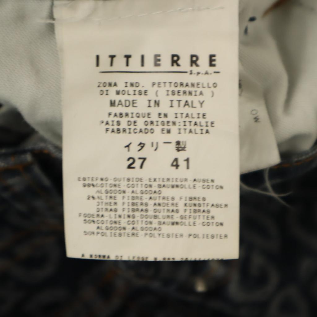 D&G made in Italy Overall handle Denim pants W27 Navy Jeans stretch Women Used