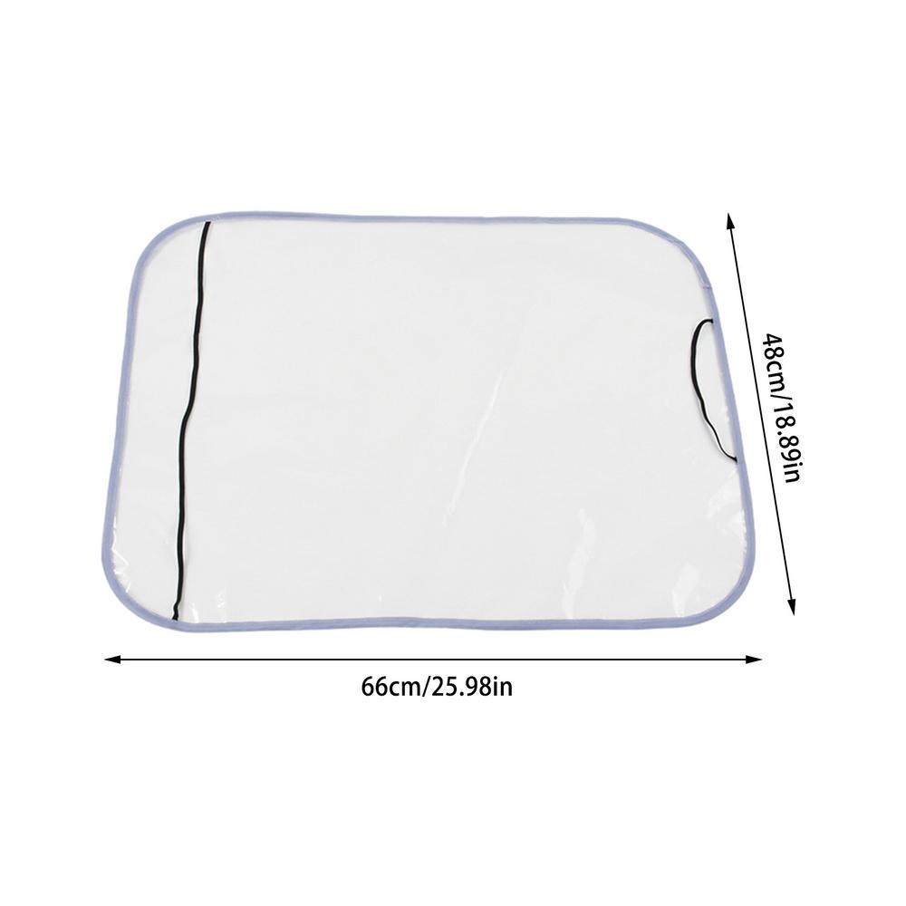 Car Seat Backrest Protector Kick Mats Back Seat Protectors For Vehicles PE Film Kick Mat Seat Protector Protect From Dirt Mud