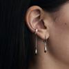 Ohuuu Ink Drop One-touch Earrings