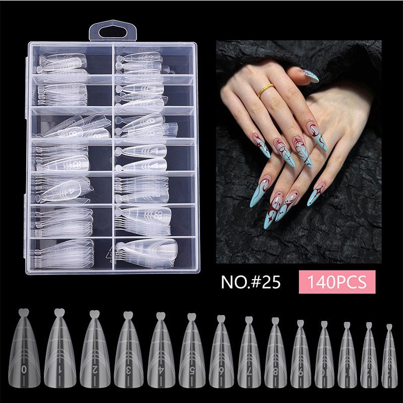 70/140/150 szt. Nailpop Podwójny System Formy do Paznokci Przedłużanie Końcówki Sztucznych Paznokci Formy Górne Do Paznokci Forma do Budowania Żelem Narzędzia Artystyczne