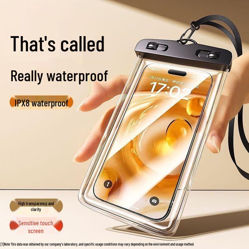 Universal Touchscreen Phone Waterproof Pouch with Lanyard