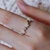 Crafted Beautifully Adjustable Copper Ring With Radiant Rainbow Colors For Womens Style
