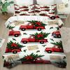 MERRY Christmas Bedding Set 3D Printed Duvet Cover Set Soft Single Double Size Bed Set 2026 Christmas Tree Home Decorations