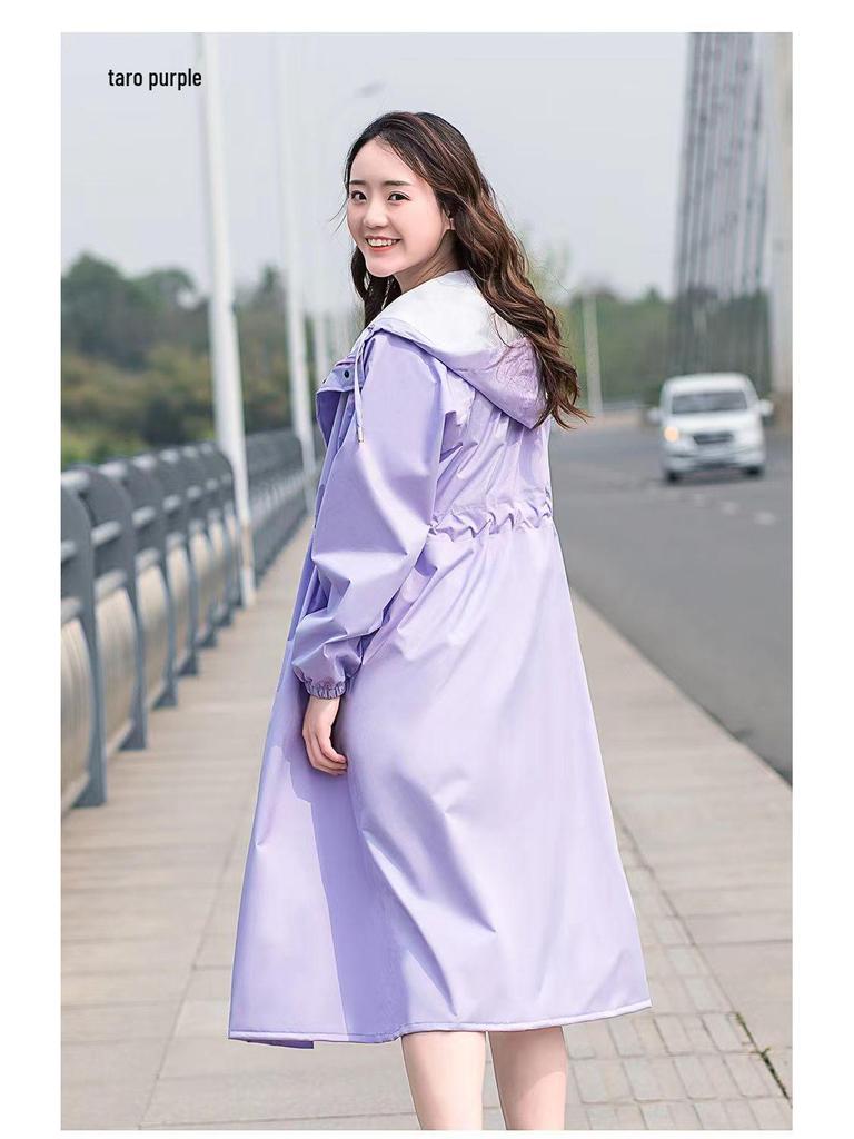 Japanese Women's Waterproof Windbreaker Poncho for Hiking