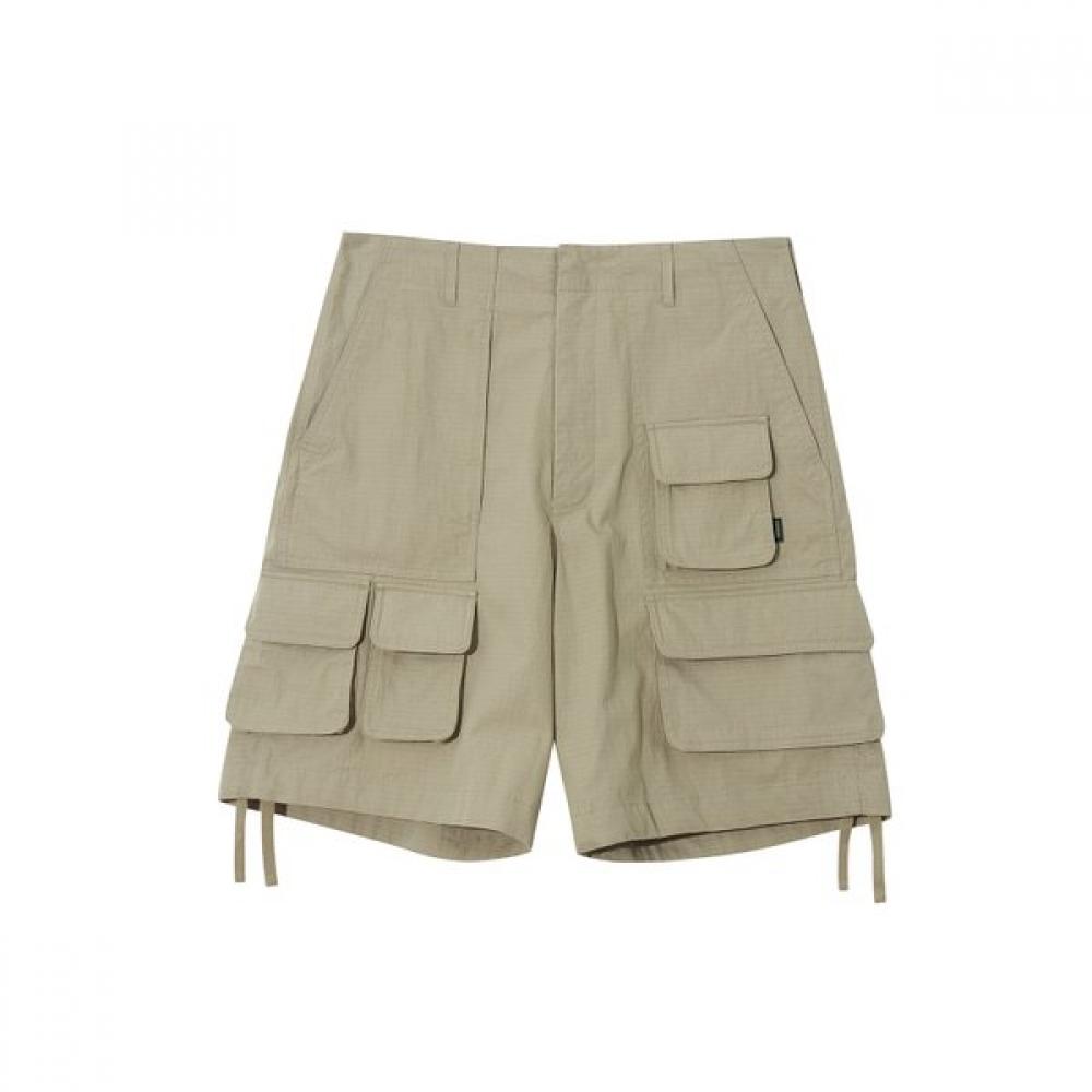 KANGOL Шорты с множеством карманов Светло-бежевые 4049 XL