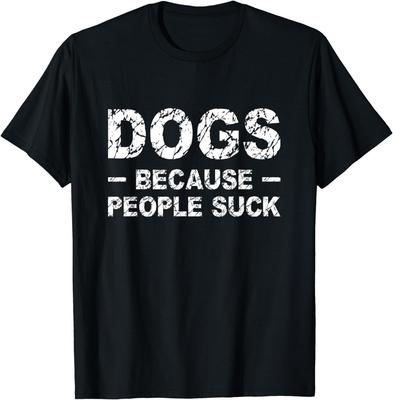 Weil Menschen doof sind Lustiges T-Shirt für Herren, Damen Geschenk Unisex T-Shirt