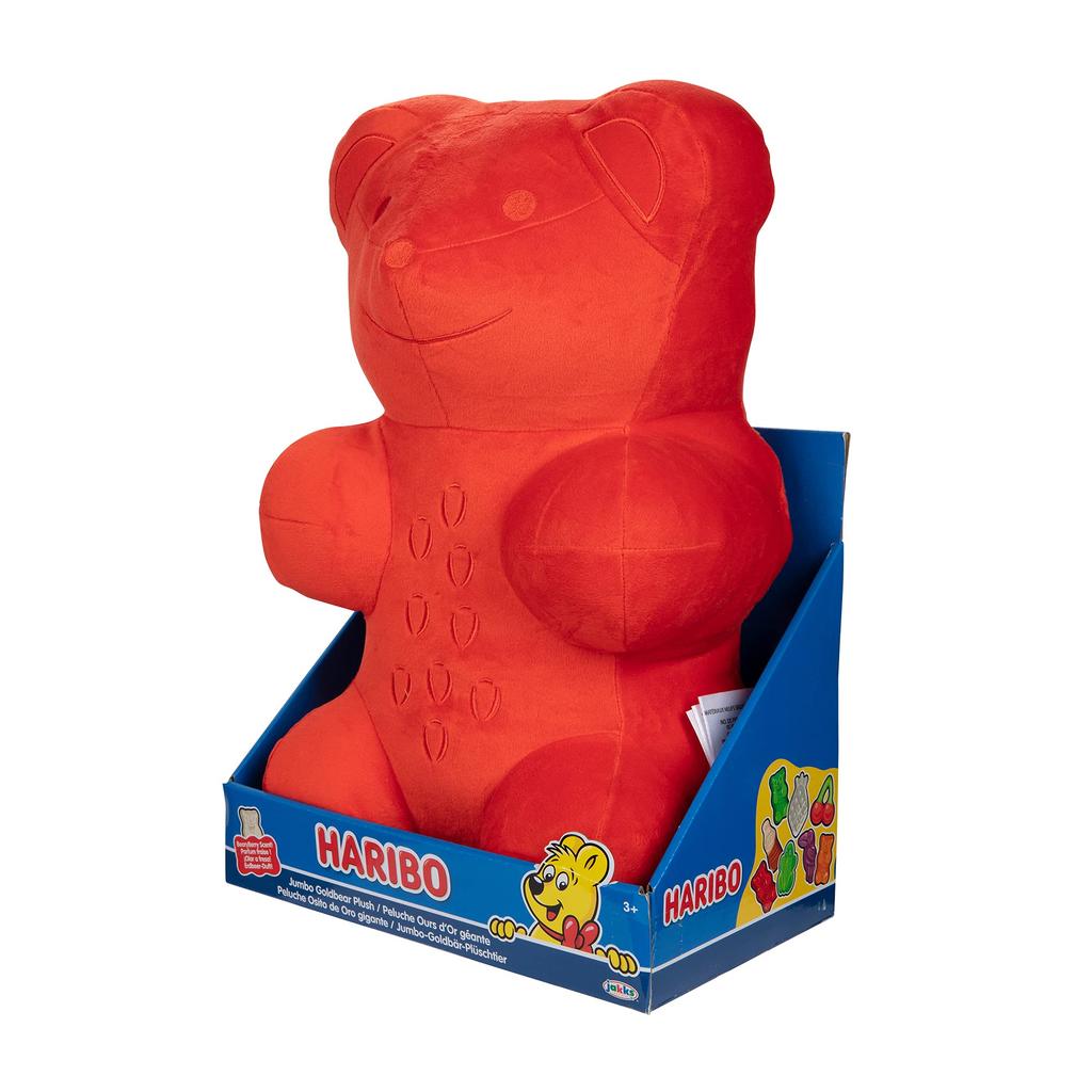 Haribo Jumbo Plush Gold Bear Red Collectible Toy Figure