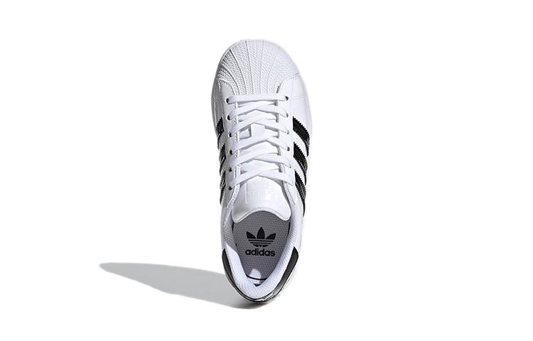 adidas Originales SUPERSTAR Calzado de Skateboarding para Niños Bajo de Estampado Floral Resistente al Desgaste Blanco Niños de 3 a 7 Años FW0777