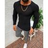 Men S Crew Neck Long Sleeve Slim Fit Pullover Knit Casual Sweater