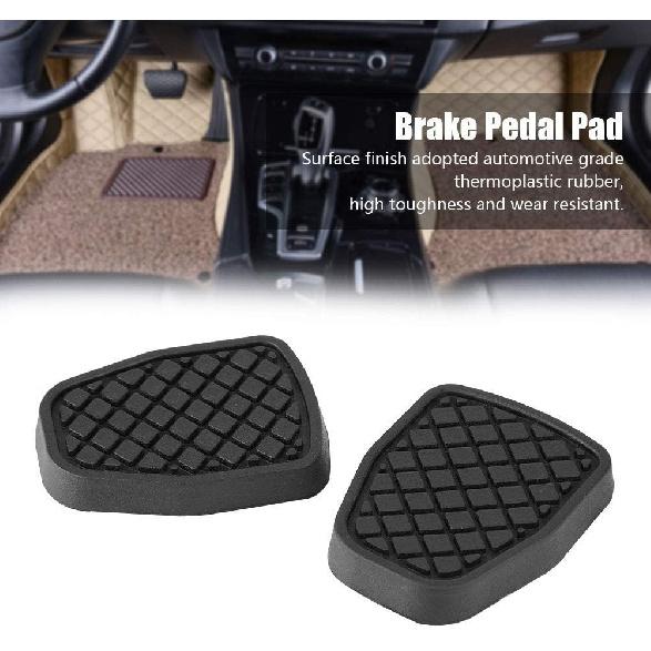 Aramox Brake Pedal Pad Set, 2Pcs Rubber Replacement for FORESTER Impreza Outback for Comfortable Driving