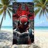 Toalla de Playa con Estampado de Dibujos Animados de Marvel Spider-Man, Natación en la Costa, Secado Rápido, Suave y Agradable para la Piel, Playa de Vacaciones