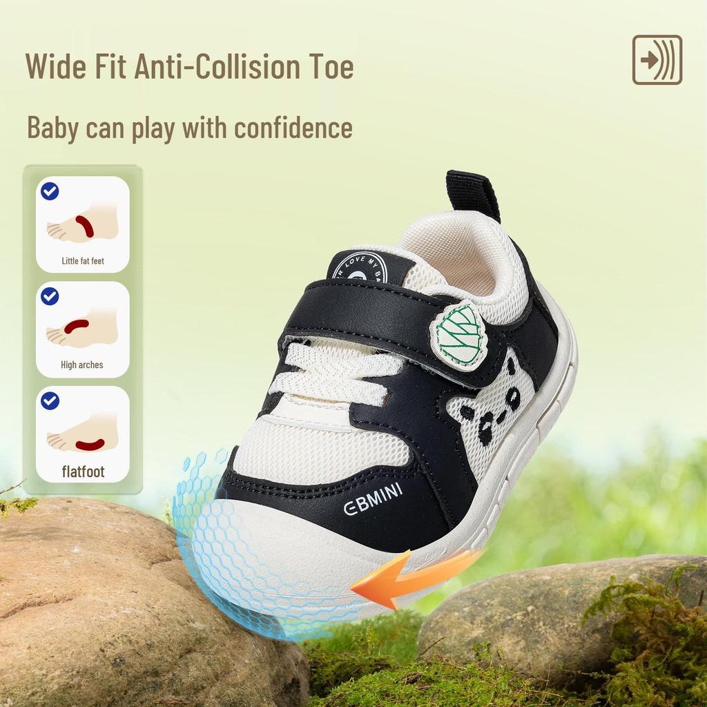 Yingbeimi Kids' 2026 Spring Panda Walker Shoes for Infants & Toddlers