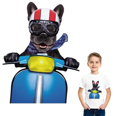 Yarış Köpek Parches Termal Transfer Diy Sıcak Gözyaşı Yeni Tasarım Yama Giysi Karikatür Köpek Desen Demir On Patch