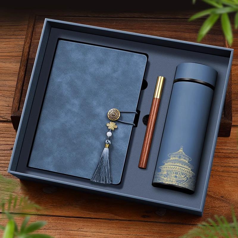 Notebook Thickened Retro Sheeppard Gift Box Business Office Meeting Record Book