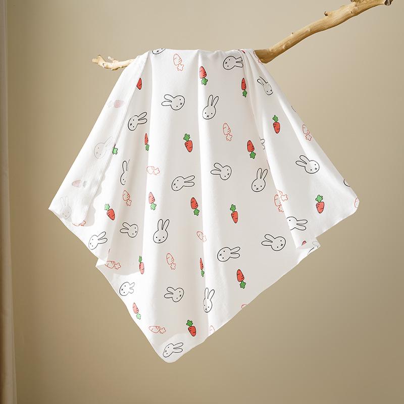 Class A Pure Cotton Newborn Swaddle Blanket – Soft, Thin, Skin-Friendly, All-Season Wrap