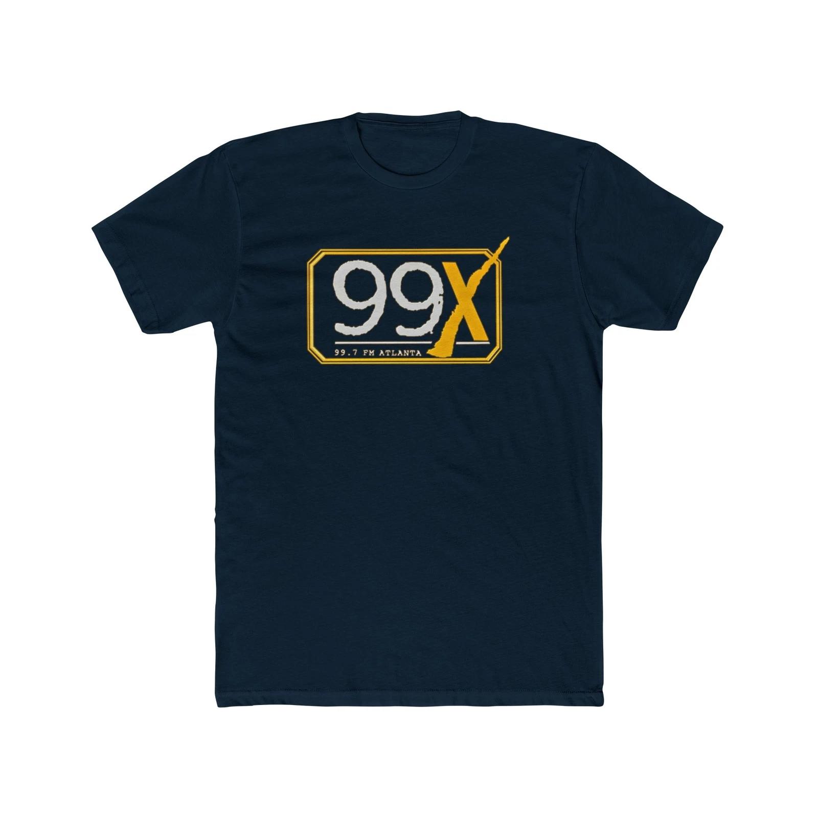 

99X Country Western Music Radio Station Atlanta Georgia Cotton Crew Tee M